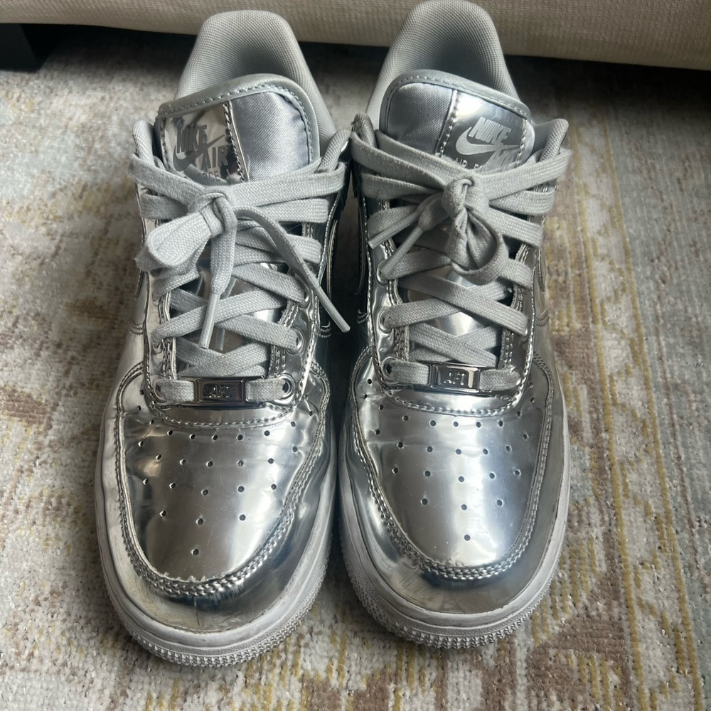 Silver Metallic Air Force One Lows